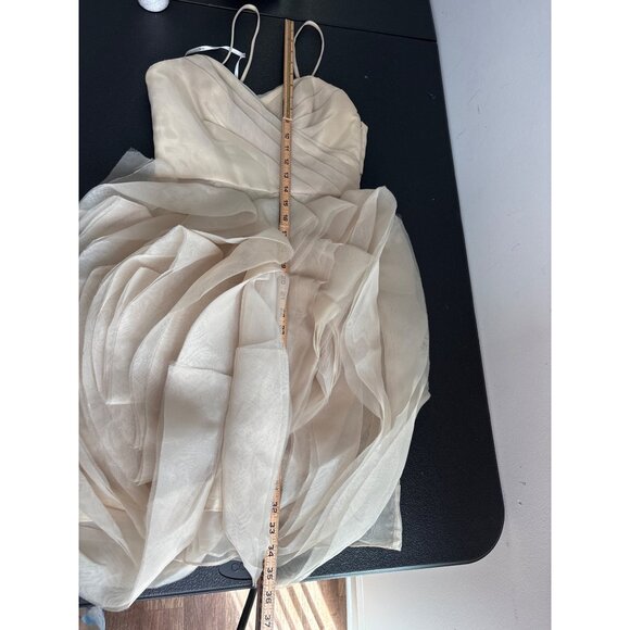 Elegant Cream Wedding Dress - Picture 6 of 10